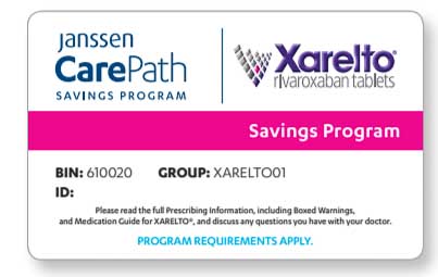 Xarelto Janssen Savings Program